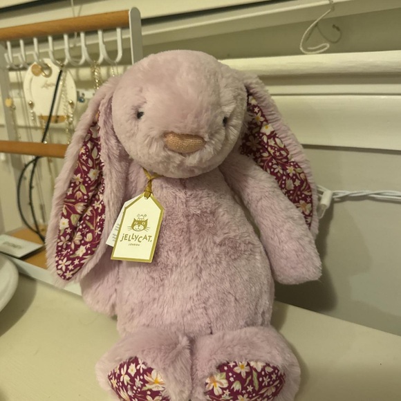 NWT Authentic Jellycat Thistlepop Blossom Luxe Bunny - Picture 5 of 5